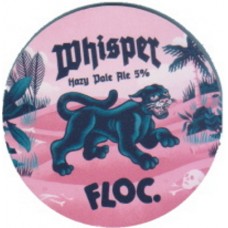 Floc Brewing Whisper Hazy Pale Ale 5% Tap Clip